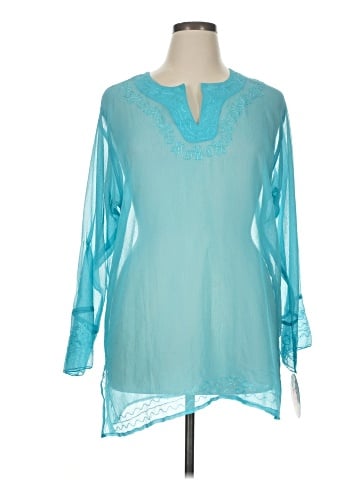 Sand N Sun Long Sleeve Blouse (view 1)