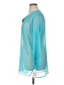 Sand N Sun 100% Polyester Teal Long Sleeve Blouse Size XL - photo 5