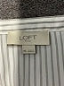 Ann Taylor LOFT Outlet 100% Polyester Stripes Ivory Long Sleeve Blouse Size XS - photo 7
