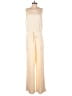 Assorted Brands Solid Ivory Tan Jumpsuit Size M - photo 1