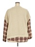 Maurices Plaid Ivory Sweater Vest Size 24 (3) - photo 2