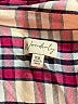 wonderly 100% Rayon Plaid Pink 3/4 Sleeve Button-Down Shirt Size XXL - photo 7