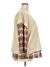 Maurices Plaid Ivory Sweater Vest Size 24 (3) - photo 4