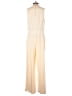 Assorted Brands Solid Ivory Tan Jumpsuit Size M - photo 2