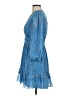Max Studio 100% Polyester Paisley Blue Cocktail Dress Size XS - photo 5