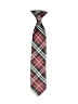 Assorted Brands 100% Polyester Plaid Burgundy Necktie One size (toddler) - photo 1