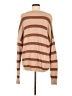 Madewell Stripes Tan Pullover Sweater Size M - photo 2