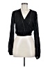 Stone Row Black Long Sleeve Blouse Size M - photo 1