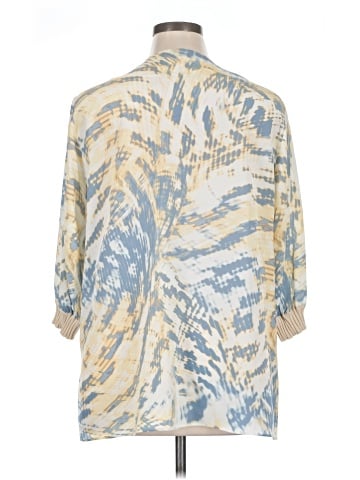 Lafayette 148 New York 3/4 Sleeve Silk Top (view 2)