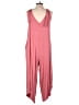 Charlotte Avery Solid Pink Jumpsuit Size L (estimated) - photo 2