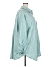 Unbranded 100% Polyester Teal 3/4 Sleeve Blouse Size 5X - photo 4
