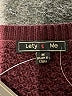 Lety & Me Burgundy Pullover Sweater Size M - photo 7