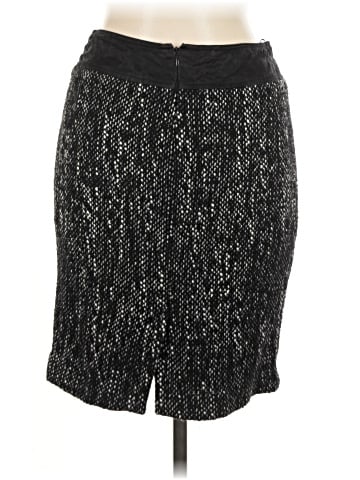 Lavender Label by Vera Wang Wool Skirt (view 2)