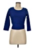 Everly Blue 3/4 Sleeve Top Size M - photo 1