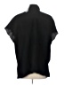 YFB Black Short Sleeve Blouse Size L - photo 2