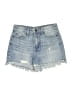 True Craft 100% Cotton Blue Denim Shorts Size 3 - photo 1