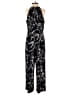 White House Black Market Graphic Black Jumpsuit Size 4 - photo 2