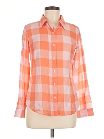 Garnet Hill Long Sleeve Button-Down Shirt (view 1)