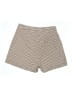 Shein 100% Polyester Houndstooth Gold Shorts Size 6 - photo 2