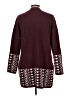FRYE Burgundy Cardigan Size L - photo 2