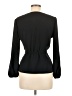 J.Crew 100% Polyester Black Long Sleeve Blouse Size 6 - photo 2