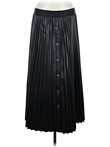 DKNY Faux Leather Skirt (view 1)
