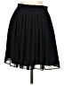Ann Taylor LOFT 100% Polyester Solid Black Formal Skirt Size XS - photo 2