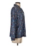 Graff Wear 100% Polyester Print Blue Long Sleeve Blouse Size XXS (estimated) - photo 4