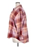 Old Navy Plaid Burgundy 3/4 Sleeve Button-Down Shirt Size XXL - photo 5