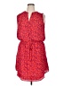 Gap 100% Polyester Print Red Casual Dress Size XL - photo 1