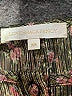 LoveShackFancy Floral Gold Green Long Sleeve Silk Top Size XS - photo 7