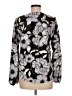Bar III 100% Polyester Black Long Sleeve Blouse Size M - photo 2