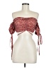 Shein 100% Polyester Red Tube Top Size 6 - photo 1