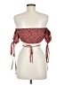 Shein 100% Polyester Red Tube Top Size 6 - photo 2