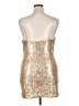 Unbranded Metallic Gold Cocktail Dress Size XL - photo 2