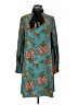 Halogen 100% Polyester Teal Casual Dress Size L - photo 1
