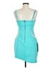 Bebe Color Block Teal Cocktail Dress Size M - photo 2