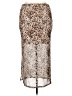 Bar III Animal Print Tan Casual Skirt Size XL - photo 2