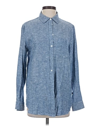 Gap Long Sleeve Button-Down Shirt (view 1)