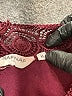 Naf Naf Burgundy Pullover Sweater Size XS - photo 7