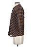 Eva Franco Argyle Orange 3/4 Sleeve Blouse Size 2 - photo 5