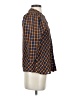 Eva Franco Argyle Orange 3/4 Sleeve Blouse Size 2 - photo 4