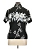 Assorted Brands Floral Black Short Sleeve Blouse Size XL - photo 2