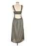 Shein 100% Polyester Print Gray Casual Dress Size 6 - photo 2