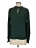 Ann Taylor LOFT 100% Polyester Green Long Sleeve Blouse Size S - photo 1