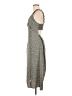 Shein 100% Polyester Print Gray Casual Dress Size 6 - photo 5