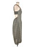 Shein 100% Polyester Print Gray Casual Dress Size 6 - photo 4