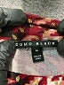 Como Black Burgundy Long Sleeve Top Size M - photo 4