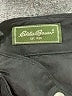 Eddie Bauer 100% Polyester Solid Black Shorts Size 18 - photo 3