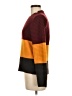 Shein 100% Acrylic Color Block Burgundy Pullover Sweater Size M - photo 5